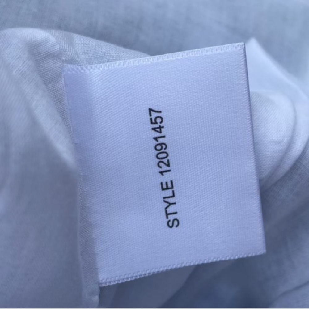 Tory Burch White Blue & Green Casual Dress - Picture 9 of 12